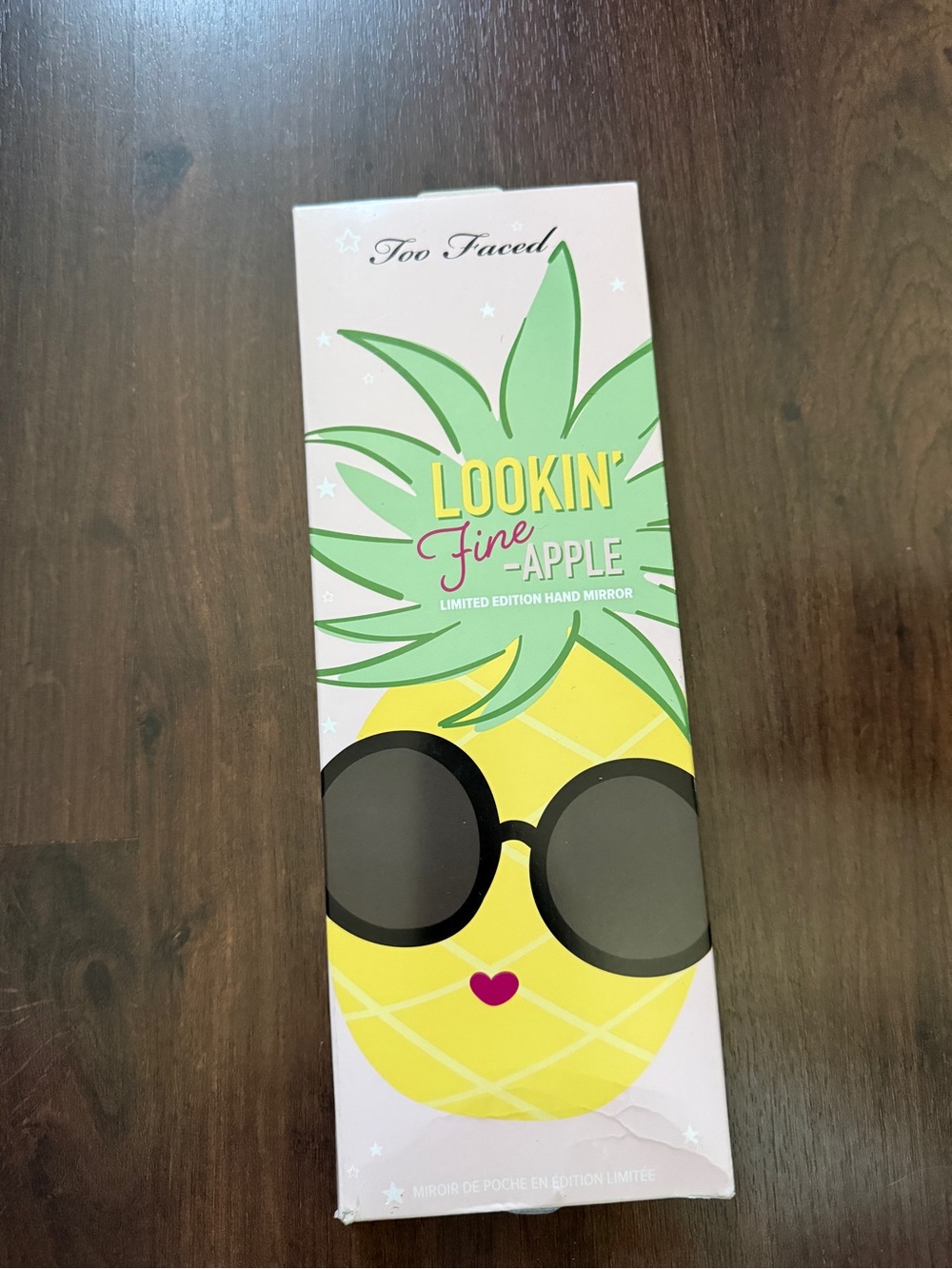 Too Faced Pineapple Hand Mirror - Yellow & Green